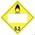 Accuform BLANK DOT PLACARD HAZARD CLASS MPL4DG5BMG50 MPL4DG5BMG50